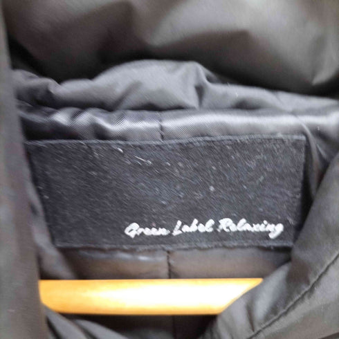 ユナイテッドアローズグリーンレーベルリラクシング UNITED ARROWS green label relaxing ハッスイ フード ショート ダウンジャケット レディース JPN:36