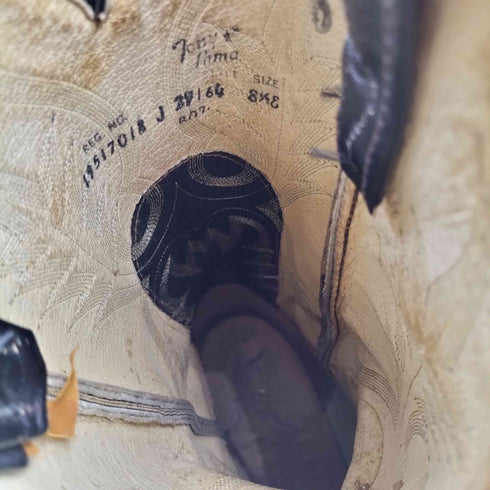 トニーラマ TONY LAMA USA製 レザーウエスタンブーツ メンズ 8 1/2E 26.5cm