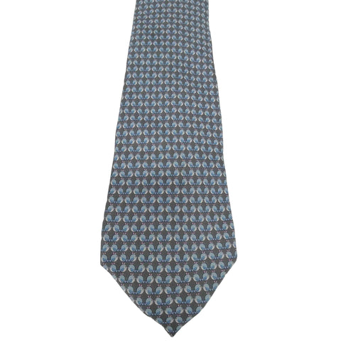 サルヴァトーレフェラガモ Salvatore Ferragamo シルク100 鳥柄 ネクタイ メンズ