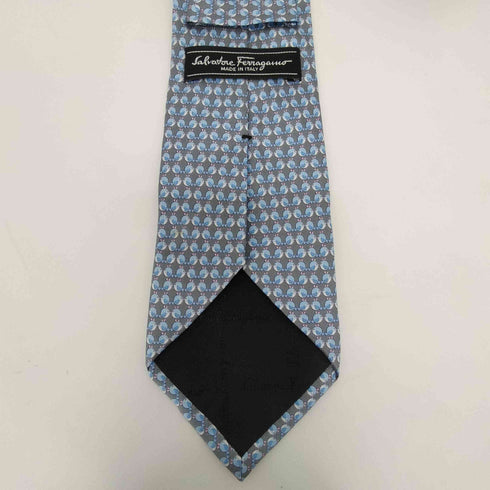 サルヴァトーレフェラガモ Salvatore Ferragamo シルク100 鳥柄 ネクタイ メンズ