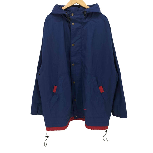 ナイキ NIKE 90S 白タグ スウッシュ 刺繍 ジップアップ ナイロン マウンテン ジャケット メンズ import:L