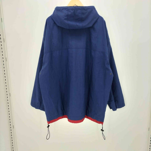 ナイキ NIKE 90S 白タグ スウッシュ 刺繍 ジップアップ ナイロン マウンテン ジャケット メンズ import:L