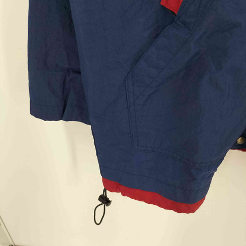 ナイキ NIKE 90S 白タグ スウッシュ 刺繍 ジップアップ ナイロン マウンテン ジャケット メンズ import:L