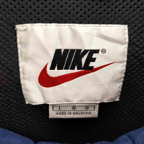 ナイキ NIKE 90S 白タグ スウッシュ 刺繍 ジップアップ ナイロン マウンテン ジャケット メンズ import:L