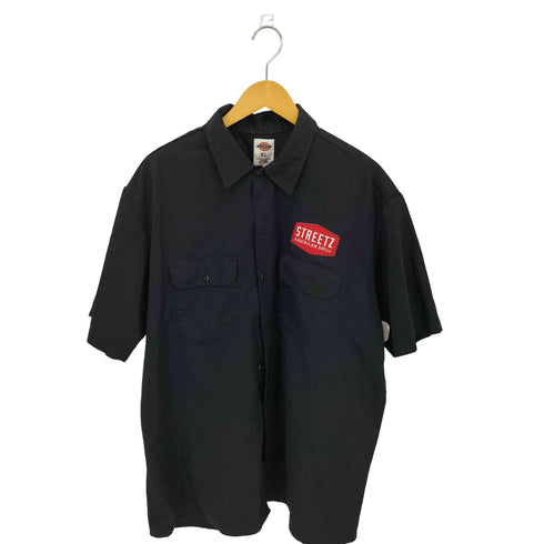 ディッキーズ Dickies 企業ロゴワッペン フラップポケット ワークシャツ メンズ XL