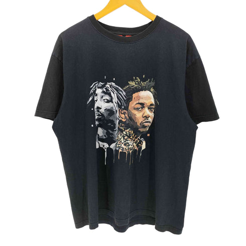 フラットラックス FLATLUX HIPHOP アーティスト グラフィック プリント S/S クルーネック Tシャツ メンズ import:XL