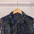 DONNA DEGNAN ベロア L/S 総柄 フリルシャツ レディース US:8