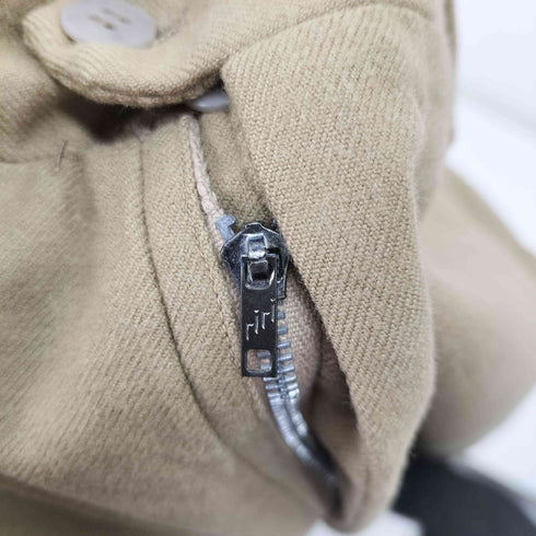 ユーロヴィンテージ 40-50s?ririジップ 裾ダブル ワイドスラックス メンズ