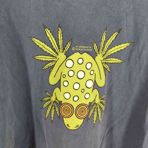 蛙 プリント Tシャツ メンズ