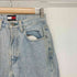 トミージーンズ tommy jeans 90s ロゴパッチ ストレートデニムパンツ レディース