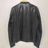 バーバリーブラックレーベル BURBERRY BLACK LABEL 羊革 ラムレザー ダブルジップ 裏地チェック シングルライダースジャケット メンズ import:L