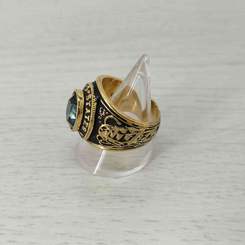 ユーエスネイビー U.S.NAVY 18kt ge UNITED STATES NAVY ミリタリーリング メンズ 20号