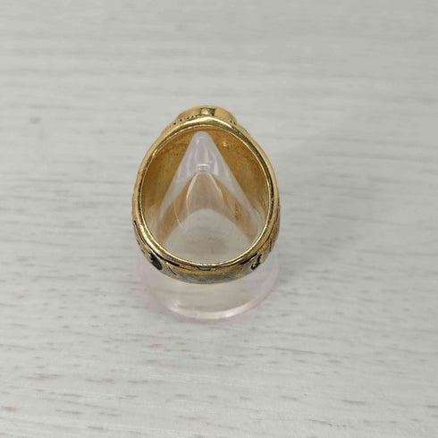 ユーエスネイビー U.S.NAVY 18kt ge UNITED STATES NAVY ミリタリーリング メンズ 20号