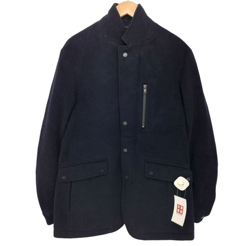 ニジュウサンクオム 23区HOMME PONTETORTO カシミヤ混 ダブルジップ ウール スタンドカラー ジャケット メンズ JPN:48