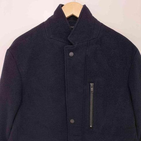 ニジュウサンクオム 23区HOMME PONTETORTO カシミヤ混 ダブルジップ ウール スタンドカラー ジャケット メンズ JPN:48