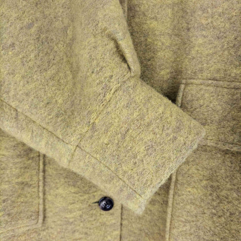 クロシェット Cloche ウールナイロン スタンドカラー シャギーコート レディース JPN:2