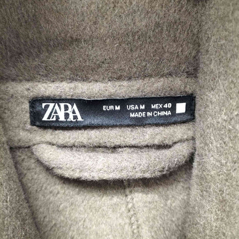 ザラ ZARA ウールチェスターコート メンズ M