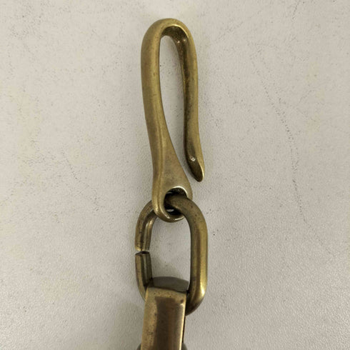 真鍮 ウォレットチェーン メンズ