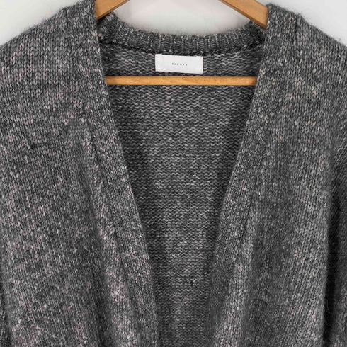 カグレ かぐれ アルパカウール混 コットン ニットカーディガン レディース FREE