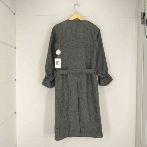 TIPHAINE DEGUELLE MADE N FRANCE ノーカラーウールコート レディース 0