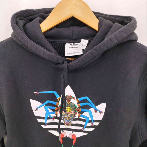 アディダスオリジナルス adidas Originals TANAAMI HOODIE コラボ フロント刺繍 プルオーバーパーカー メンズ S