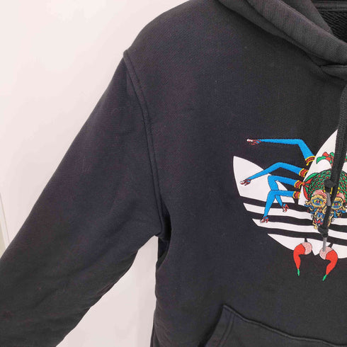 アディダスオリジナルス adidas Originals TANAAMI HOODIE コラボ フロント刺繍 プルオーバーパーカー メンズ S