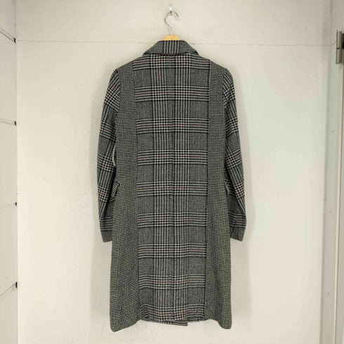 ギャップ Gap 千鳥格子切替ダブルチェスターコート レディース XS
