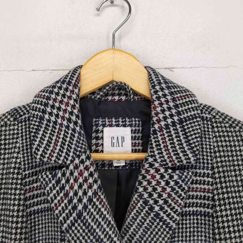 ギャップ Gap 千鳥格子切替ダブルチェスターコート レディース XS