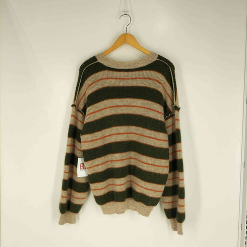 タイムイズオン Time is on KID MOHAIR STRIPED CREW メンズ JPN:0