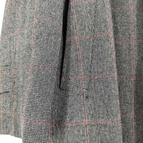 tsubame coat チェック ウール ステンカラーコート メンズ 99