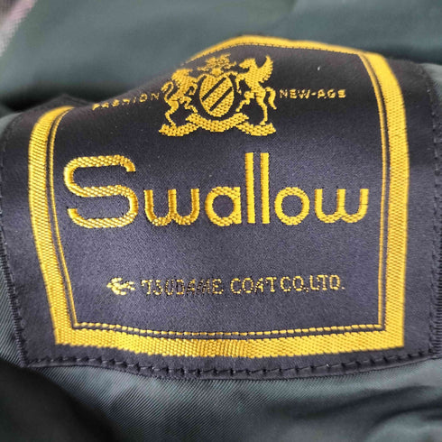 tsubame coat チェック ウール ステンカラーコート メンズ 99