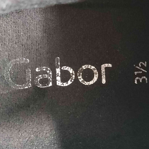 ガボール Gabor サイドジップ レースアップ レザー ショートブーツ レディース 3 1/2