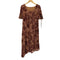 ROMEO GIGLI ロメオジリ シルク 花柄 アシンメトリーワンピース レディース 9AT