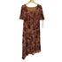 ROMEO GIGLI ロメオジリ シルク 花柄 アシンメトリーワンピース レディース 9AT