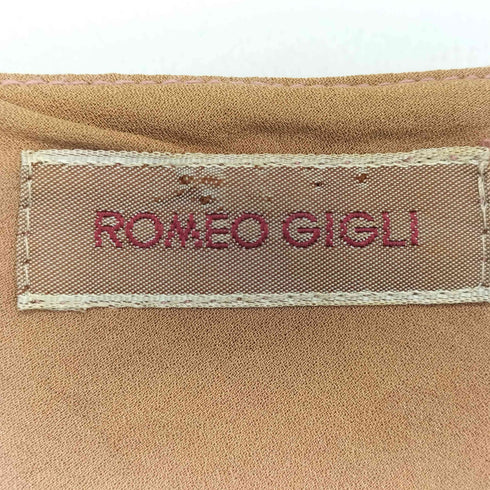 ROMEO GIGLI ロメオジリ シルク 花柄 アシンメトリーワンピース レディース 9AT