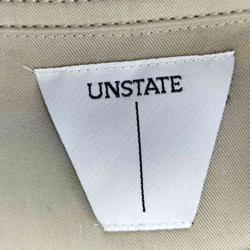 UNSTATE 25AW SOUTIEN COLLOR COAT 比翼ボタン トレンチコート メンズ 38