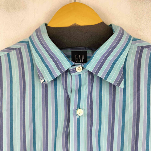 ギャップ Gap 00S L/S ストライプシャツ メンズ JPN:L