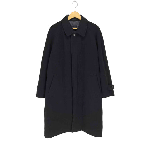 WORISS HAIGHLY VALUED カシミヤ混比翼ステンカラーコート メンズ 94A5