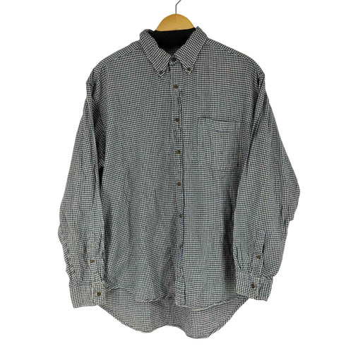 ALASKA L/S ウール 千鳥格子シャツ メンズ