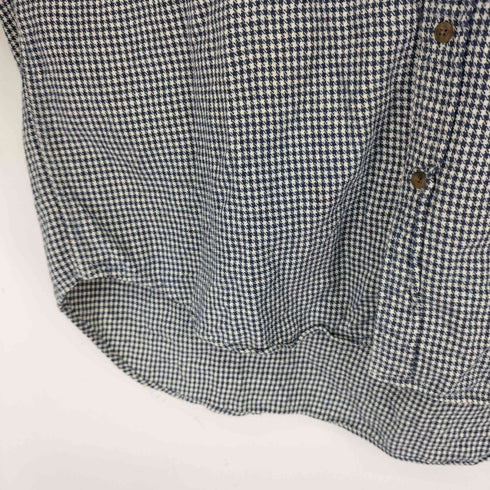 ALASKA L/S ウール 千鳥格子シャツ メンズ