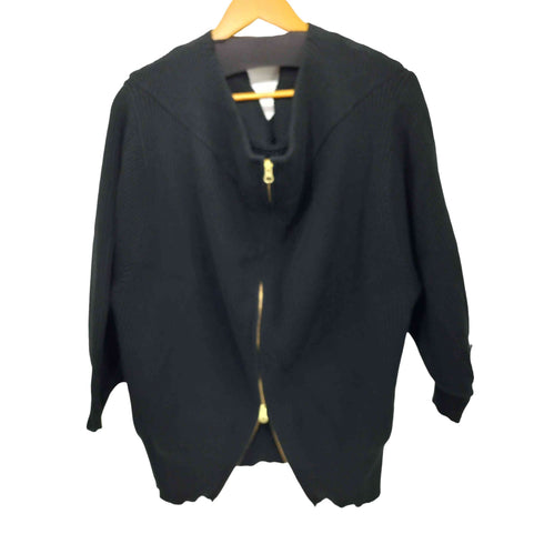 ドゥドゥ DouDou 25AW フロントジップニット 前後2way オフショルダー レディース JPN:2