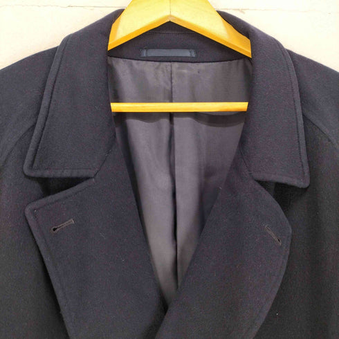 カシミヤ100ダブルチェスターコート メンズ LL