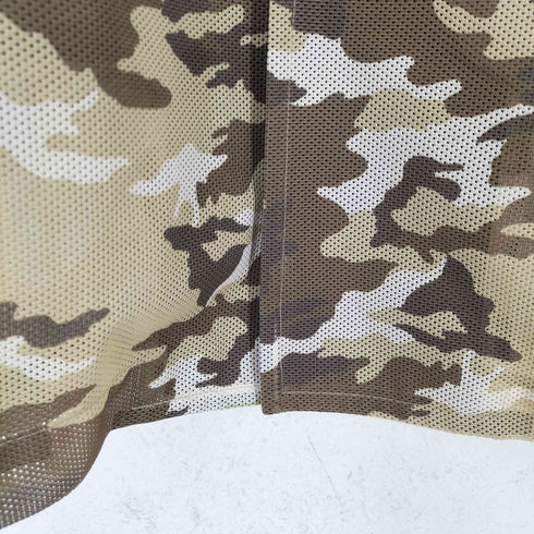 コムデギャルソンシャツ COMME des GARCONS SHIRT カモフラメッシュステンカラーコート メンズ S