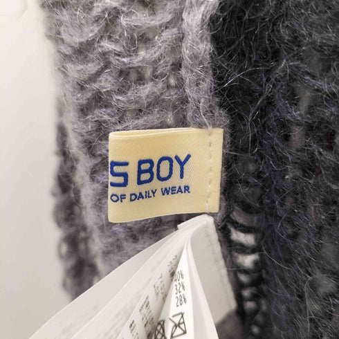 ビームスボーイ BEAMS BOY 24AW モヘア クレイジー カーディガン レディース