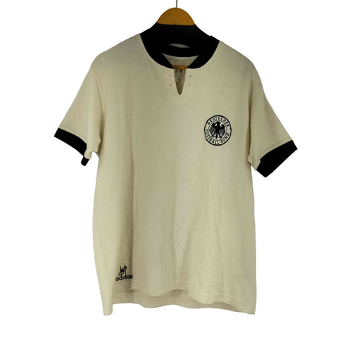 アディダス adidas 90S 西ドイツ S/S パイル地 スキッパー Tシャツ メンズ JPN:XL