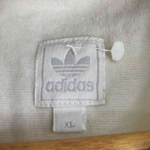 アディダス adidas 90S 西ドイツ S/S パイル地 スキッパー Tシャツ メンズ JPN:XL
