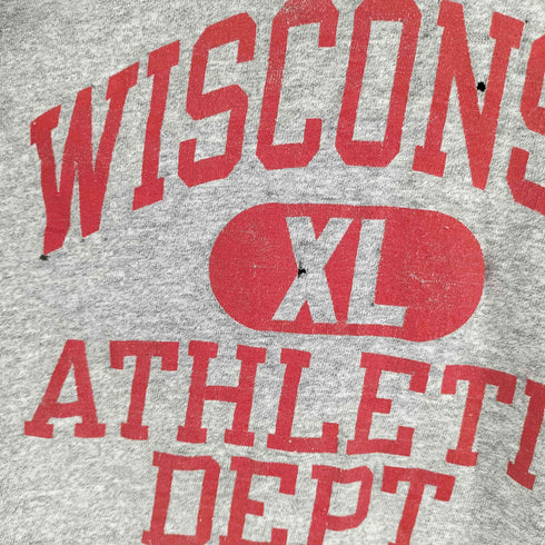 チャンピオン Champion 80S トリコタグ 3段カレッジプリント S/S Vネック Tシャツ メンズ JPN:XL