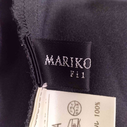 MARIKO KOHGA ラメ フリル ノースリーブワンピース レディース 38A