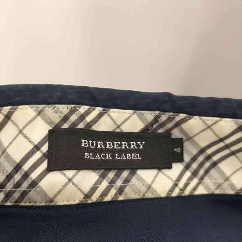 バーバリーブラックレーベル BURBERRY BLACK LABEL ワンポイント 刺繍 ポロシャツ メンズ JPN:4