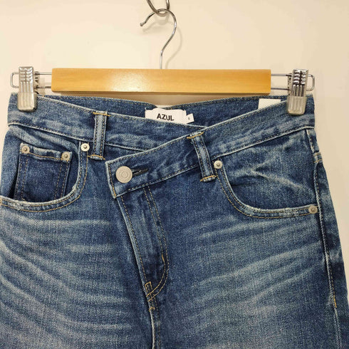 アズールバイマウジー AZUL by moussy 23AW オーバーラップデニム レディース JPN:S